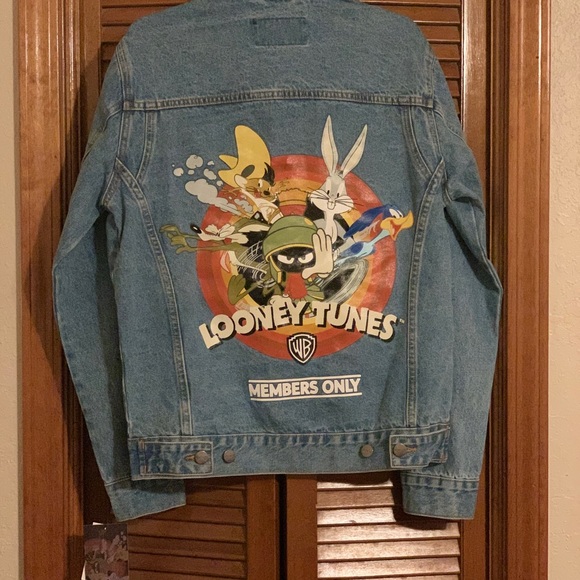Looney Tunes - Blue Denim Jean Jacket - Picture 3 of 8
